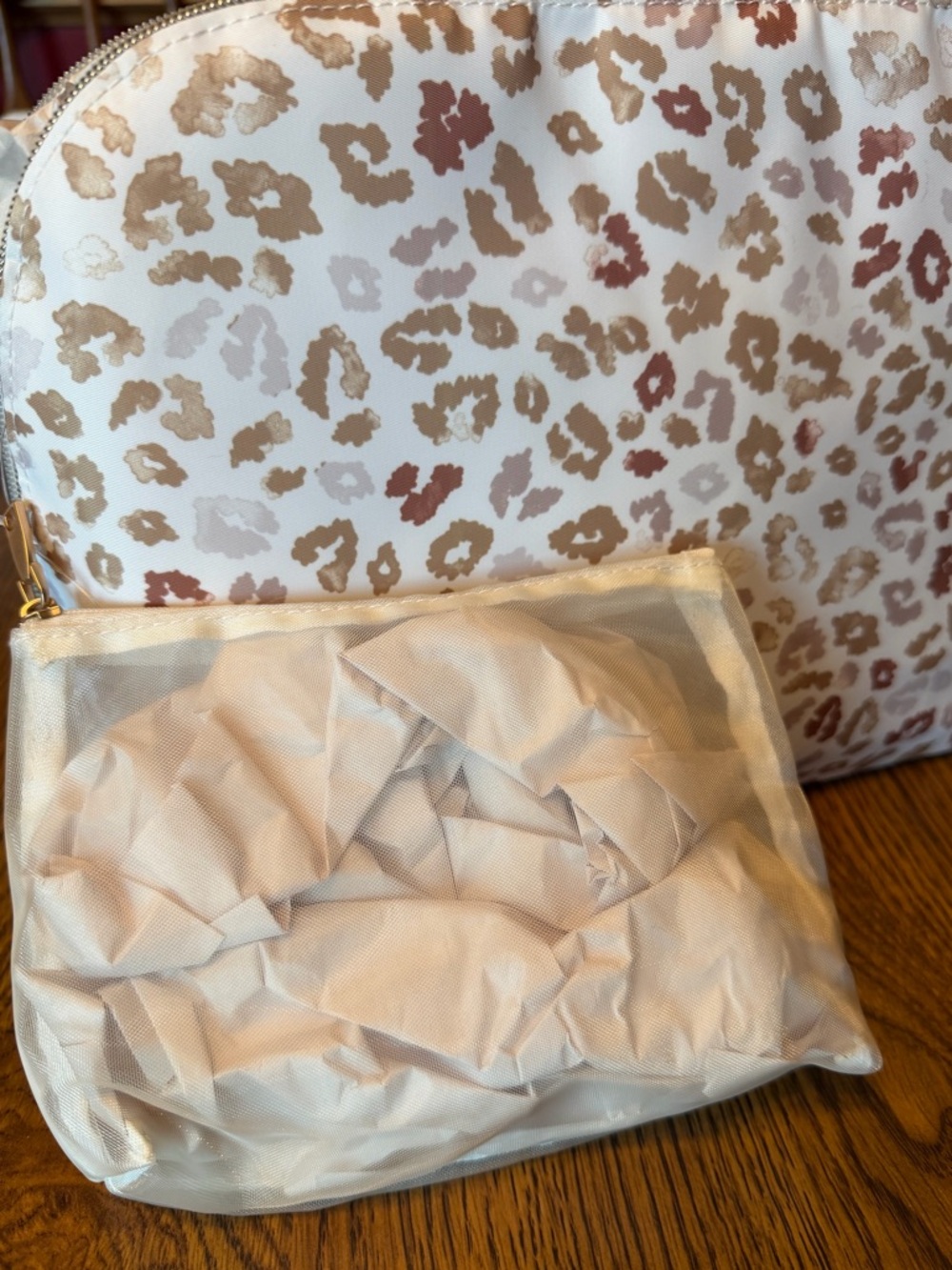Sonia Kashuk Leopard Print Dome Cosmetic Bag Set (2pc) - Picture 2 of 6